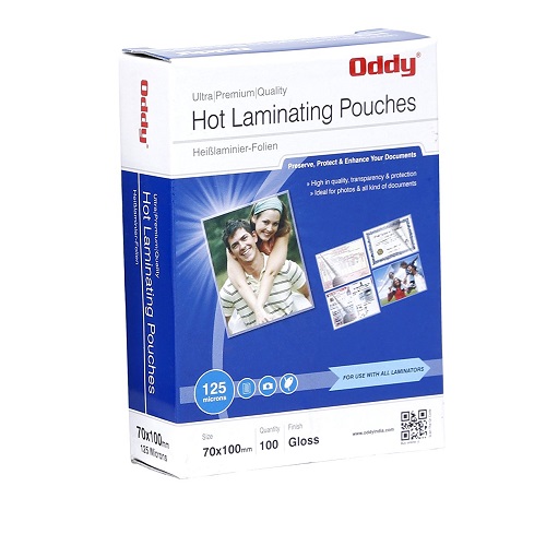 Oddy Lamination Pouches For ID Cards 125 Microns
